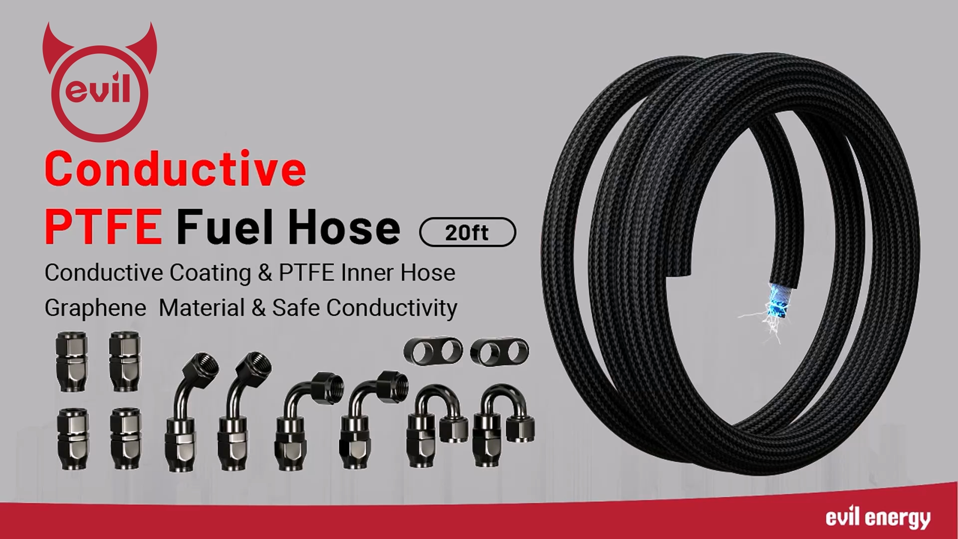 Amazon.com: EVIL ENERGY Conductive 8AN PTFE Fuel Line Kit